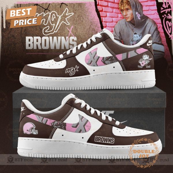 Cleveland Browns x MGK Limited Edition Air Force 1 Sneakers