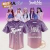 Detroit Tigers x LE SSERAFIM-Chaewon 2025 Tour Easy Crazy Hot Violet Baseball Jersey