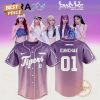 Detroit Tigers x LE SSERAFIM-Kazuha 2025 Tour Easy Crazy Hot Violet Baseball Jersey