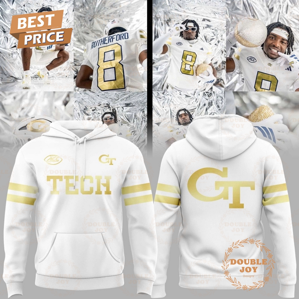 Georgia Tech Yellow Jackets White Edition 2025 Hoodie Georgia Tech Yellow Jackets White Edition 2025 Hoodie