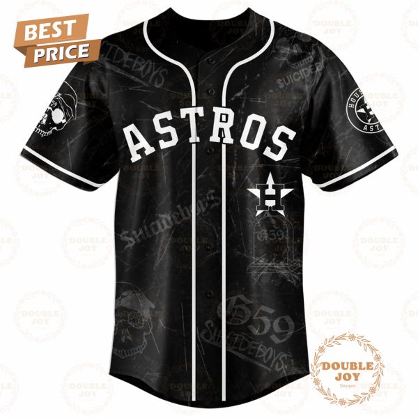 Houston Astros x Suicideboys Grey Day Tour Limited Edition 2025 Baseball Jersey