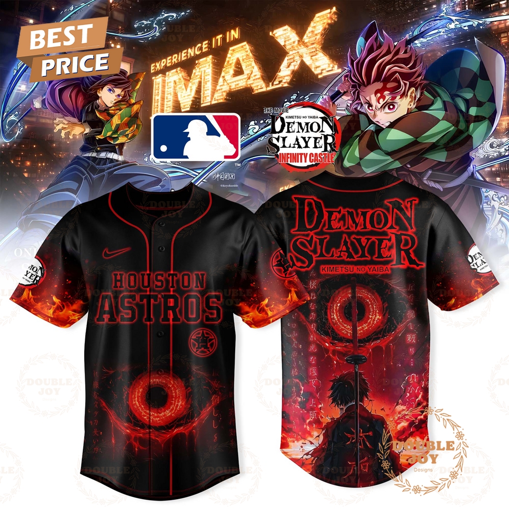 Houston Astros x The Movie 2025 Demon Slayer Infinity Castle Special Edition Baseball Jersey Houston Astros x The Movie 2025 Demon Slayer Infinity Castle Special Edition Baseball Jersey