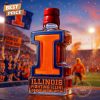 illinois fighting illini oskee wow wow whiskey bottle 3 rYkKt.jpg