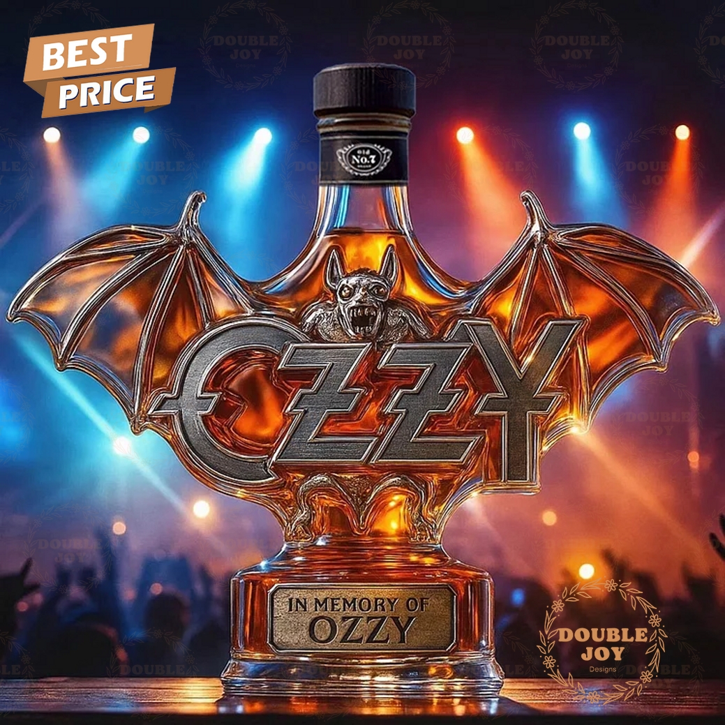 In Memory Of Ozzy 2025 Limited Edition Whiskey Bottle