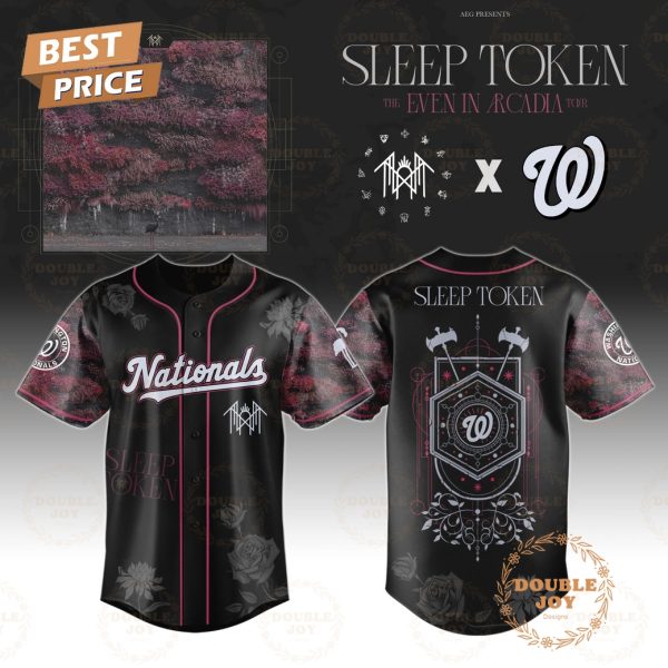 Washington Nationals x Sleep Token Tour 2025 Even in Arcadia Limited Edition Baseball Jersey