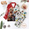 Jimmy Buffett Merry Christmas Button Down Pajamas