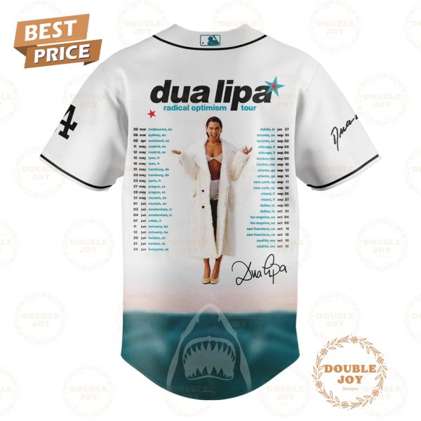 Los Angeles Dodgers x Dua Lipa Radical Optimism Tour Special Edition 2025 Baseball Jersey