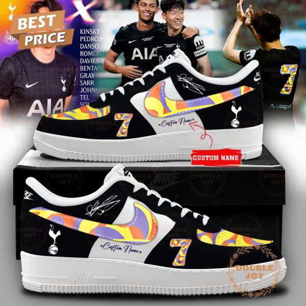 Tottenham Hotspur x Son Heung-min Custom Name Limited Edition 2025 Air Force 1 Sneakers