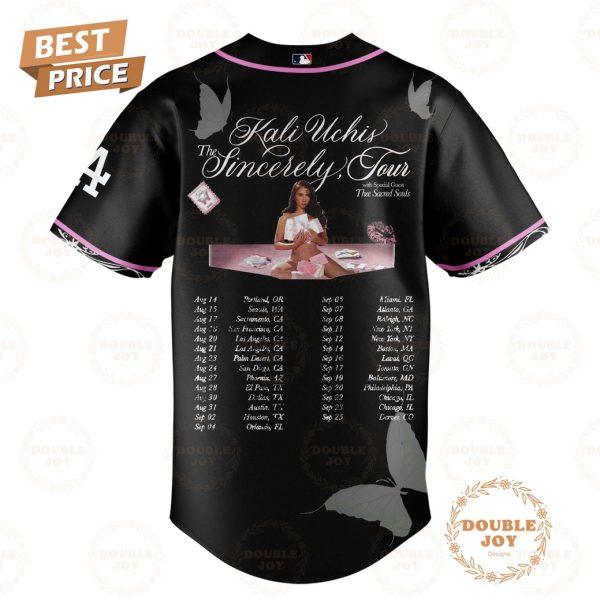 Los Angeles Dodgers x Kali Uchis Tour The Sincerely Baseball Jersey