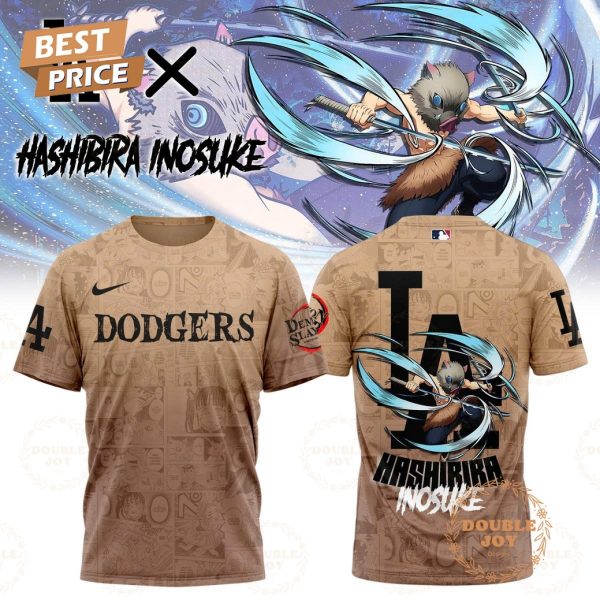 Los Angeles Dodgers x Demon slayer Hashibira Inosuke T-Shirt, Hoodie