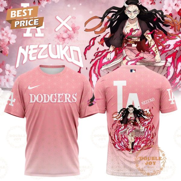 Los Angeles Dodgers x Demon slayer Kamado Nezuko T-Shirt, Hoodie