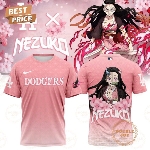 Los Angeles Dodgers x Demon slayer Kamado Nezuko V2 T-Shirt, Hoodie