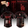 Philadelphia Phillies x Marilyn Manson Tour 2025 One Assassination Under God Baseball Jersey