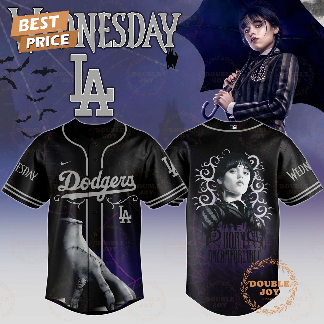 Los Angeles Dodgers x Wednesday Born Uncontrollable Limited Edition Baseball Jersey Los Angeles Dodgers x Wednesday Born Uncontrollable Limited Edition Baseball Jersey