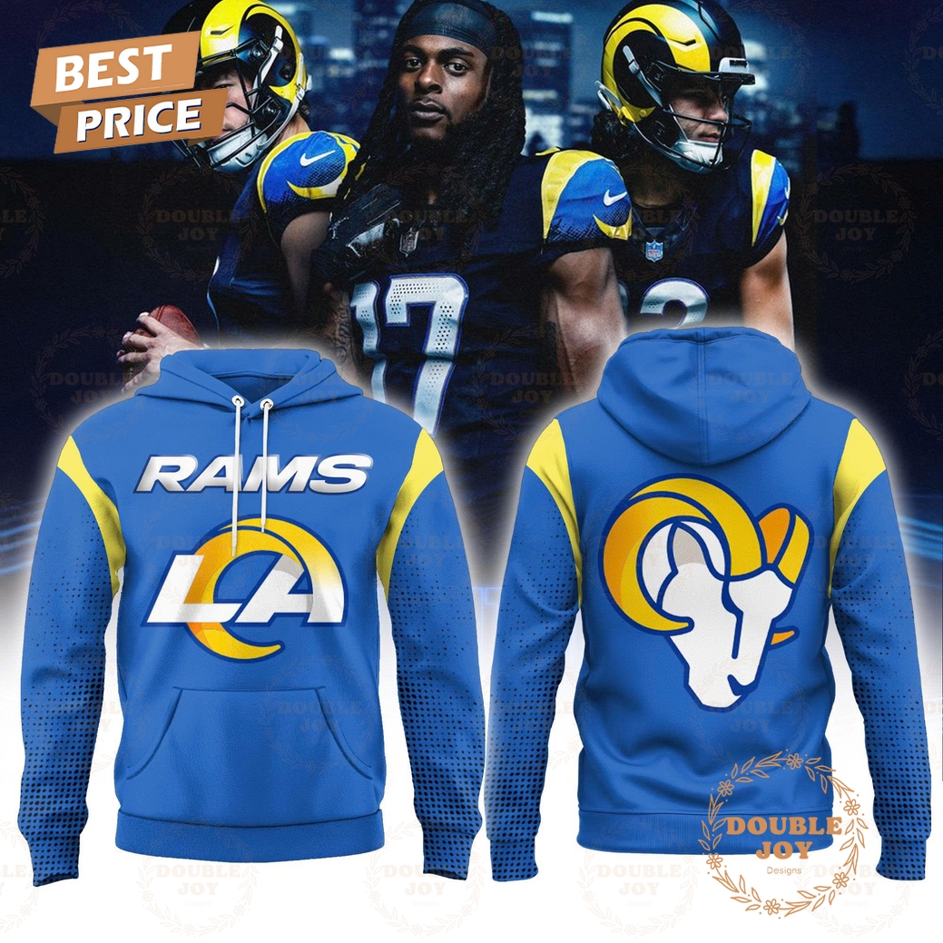 Los Angeles Rams Midnight Mode Rivalries Blue Hoodie Los Angeles Rams Midnight Mode Rivalries Blue Hoodie