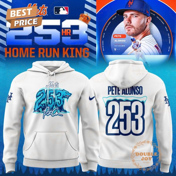 New York Mets x Pete Alonso Home Run King 253 Limited Editions Hoodie
