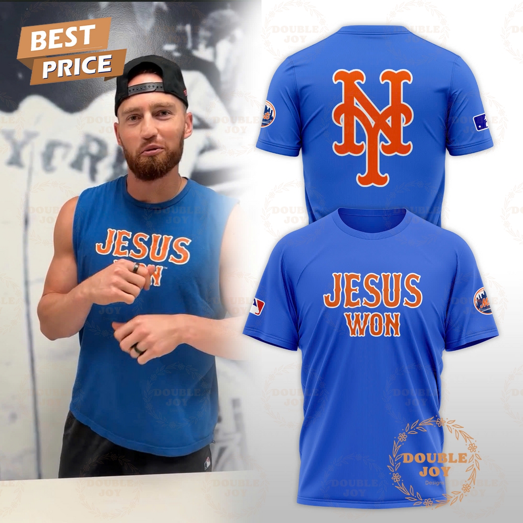 New York Mets Jesus Won Limited Editions 2025 T-Shirt, Hoodie New York Mets Jesus Won Limited Editions 2025 T-Shirt, Hoodie