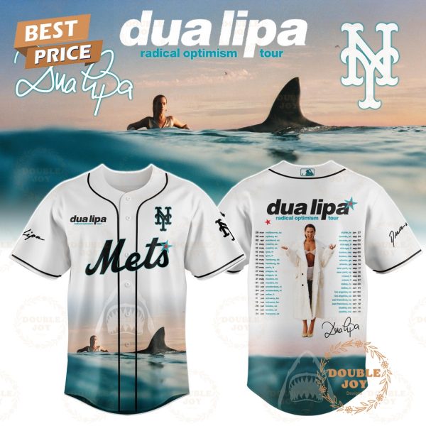 New York Mets x Dua Lipa Radical Optimism Tour Special Edition 2025 Baseball Jersey