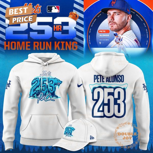New York Mets x Pete Alonso Home Run King 253 Limited Editions Hoodie