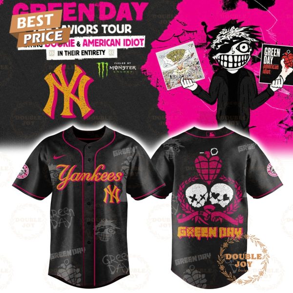 New York Yankees x Green Day The Saviors Tour 2025 Limited Edition Baseball Jersey