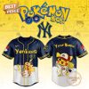 Seattle Mariners x Pokémon GO Night Custom Name Special Design Baseball Jersey
