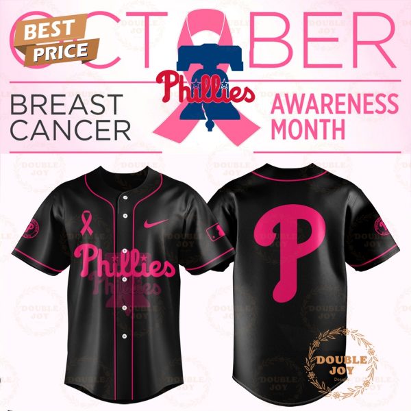 Philadelphia Phillies x Breast Cancer Awareness Month Baseball Jersey
