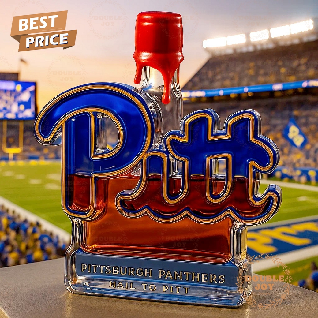 Pittsburgh Panthers Hail To Pitt Whiskey Bottle Pittsburgh Panthers Hail To Pitt Whiskey Bottle