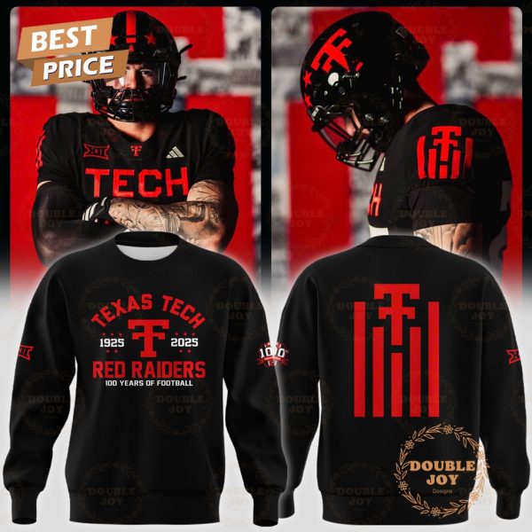 Texas Tech Red Raiders Football 100th Anniversary Special Edition 2025 T-Shirt, Hoodie