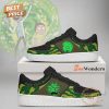 Resger Rick And Morty Limited Edition Air Jordan 1 Hightop Shoes