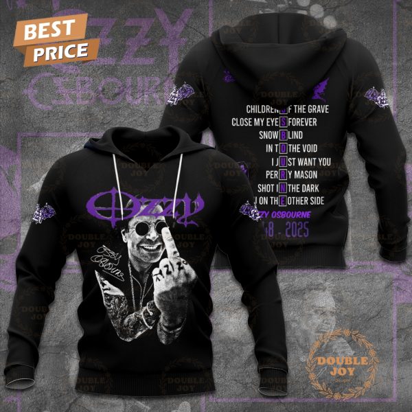 RIP Ozzy Osbourne 1948 -2025 Special Edition Hoodie