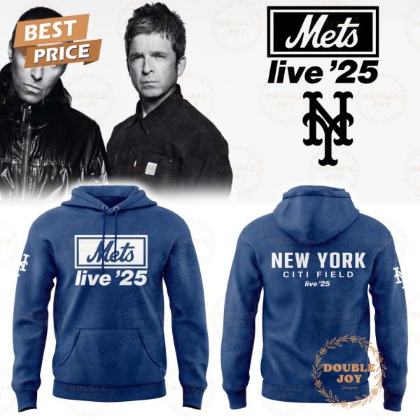 Oasis Rock Band Live 25′ x New York Mets Blue Special Edition Hoodie