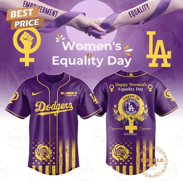 Los Angeles Dodgers x Women’s Equality Day 2025 Special Edition Baseball Jersey