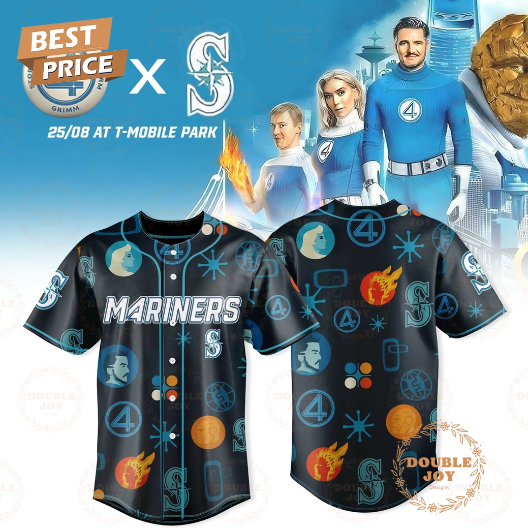 Seattle Mariners x Fantastic Four: First Step Limited Edition Baseball Jersey Seattle Mariners x Fantastic Four: First Step Limited Edition Baseball Jersey