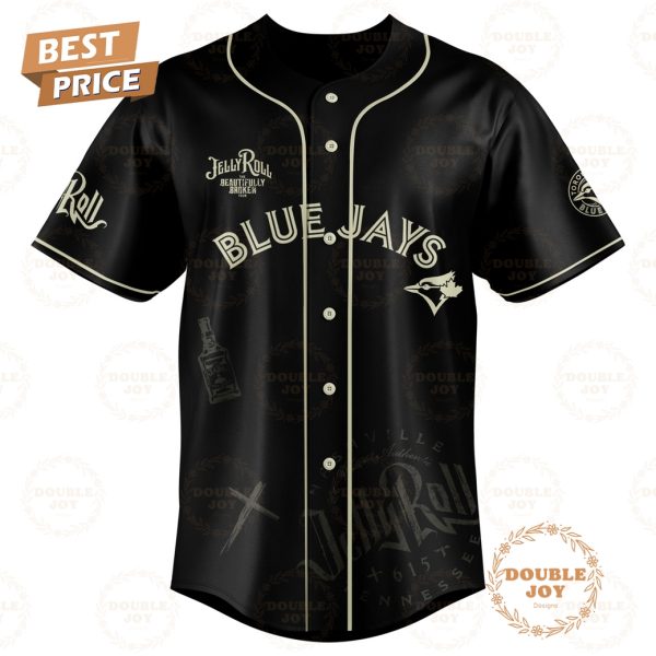 Toronto Blue Jays x Jelly Roll Tour The Beautiflly Broken Baseball Jersey