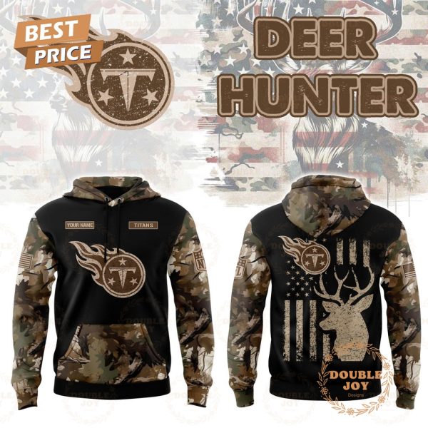 Tennessee Titans x Deer Hunter Custom Name Special Edition Hoodie