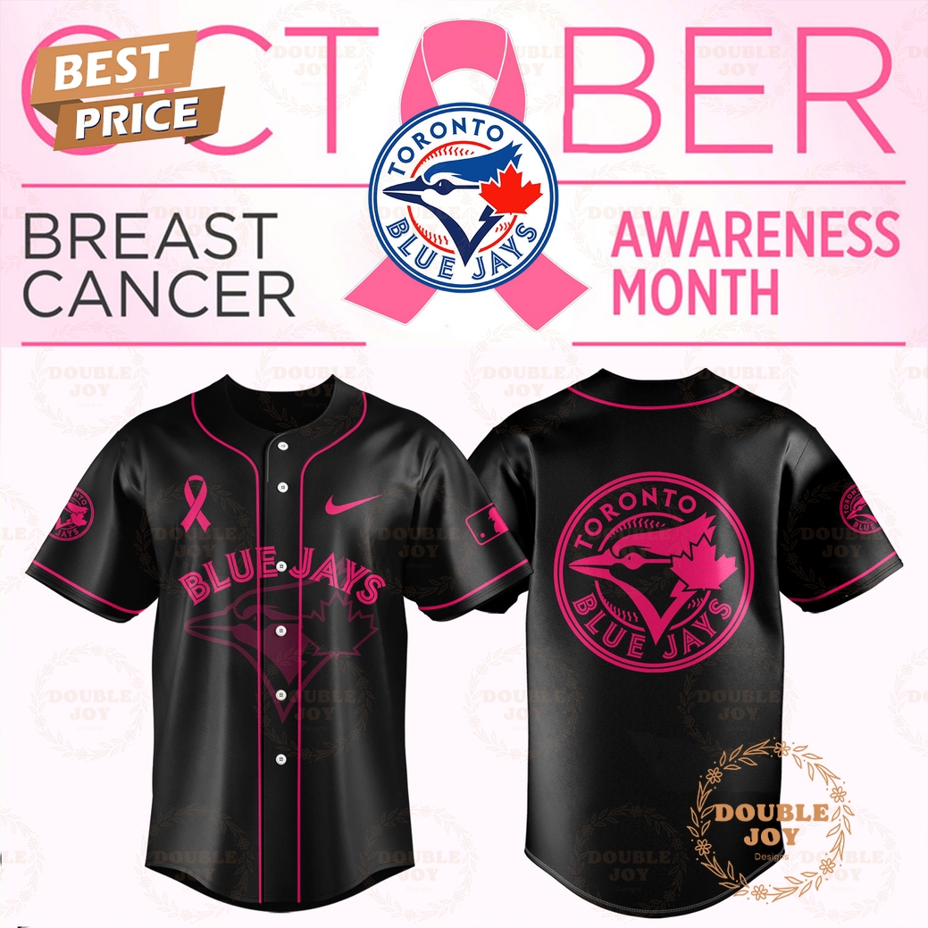 Toronto Blue Jays x Breast Cancer Awareness Month Baseball Jersey Toronto Blue Jays x Breast Cancer Awareness Month Baseball Jersey