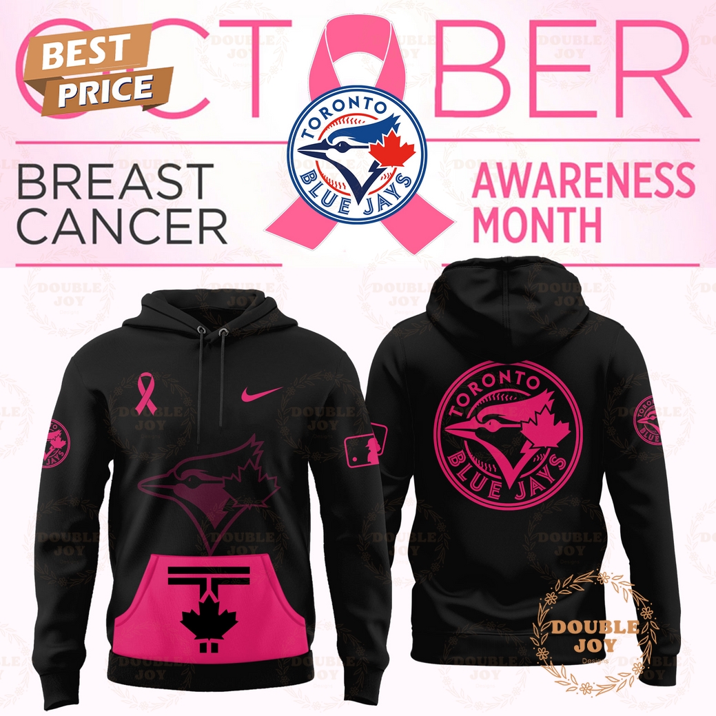 Toronto Blue Jays x Breast Cancer Awareness Month Hoodie Toronto Blue Jays x Breast Cancer Awareness Month Hoodie