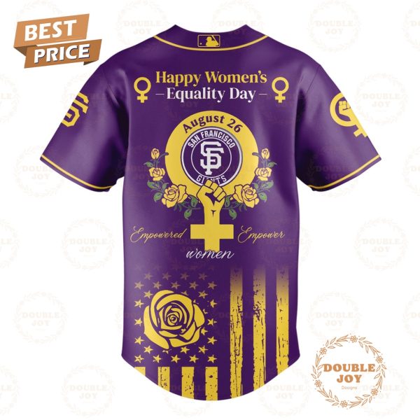 San Francisco Giants x Women’s Equality Day 2025 Special Edition Baseball Jersey