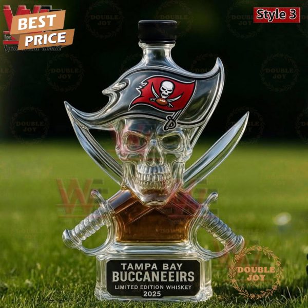 Tampa Bay Buccaneers 2025 Limited Edition Whiskey Bottle
