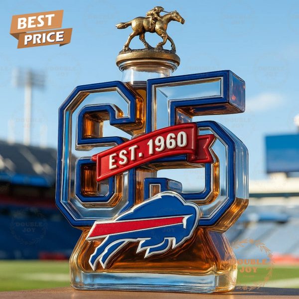 Buffalo Bills 65th Anniversary 1960-2025 Limited Edition Whiskey Bottle