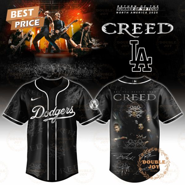 Los Angeles Dodgers x Creed Are You Ready Tour Limited Edition Baseball Jersey