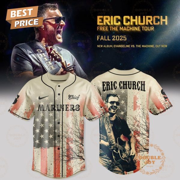 Colorado Rockies x Eric Church Tour 2025 Free the Machine Baseball Jersey