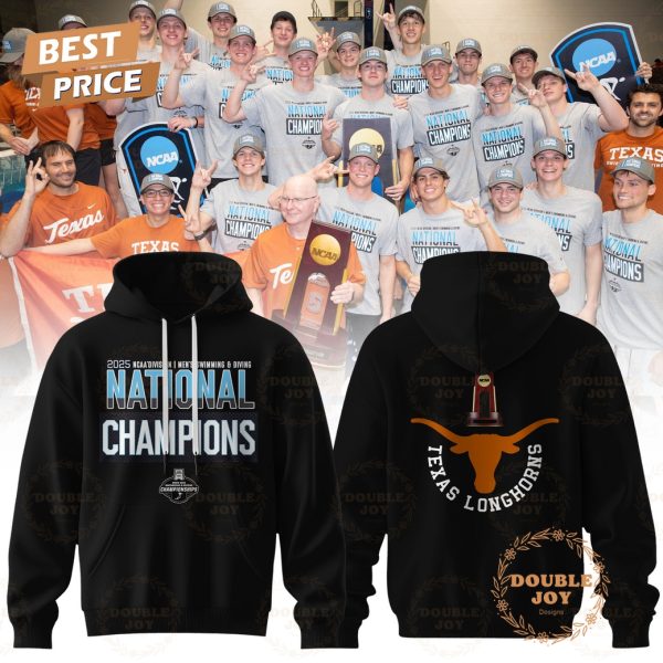 Texas Longhorns National Champions 2025 NCAA Special Edition Black Hoodie