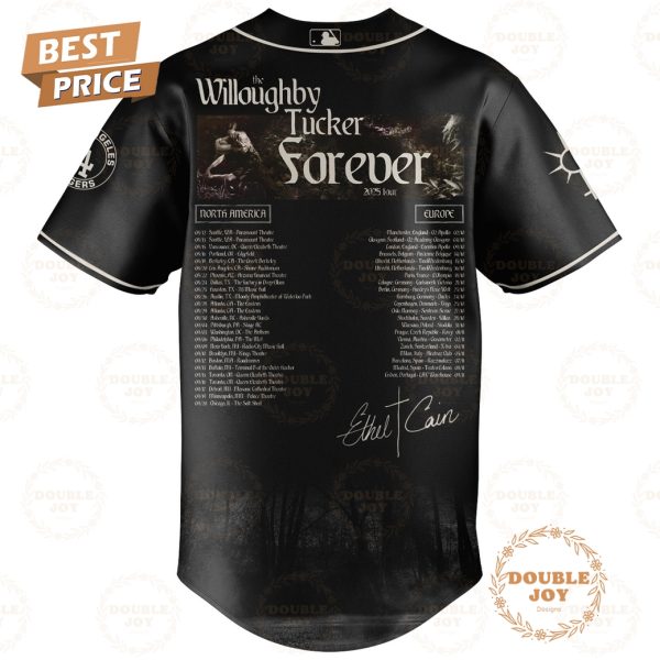 Los Angeles Dodgers – The Willoughby Tucker Forever 2025 Tour Black Baseball Jersey