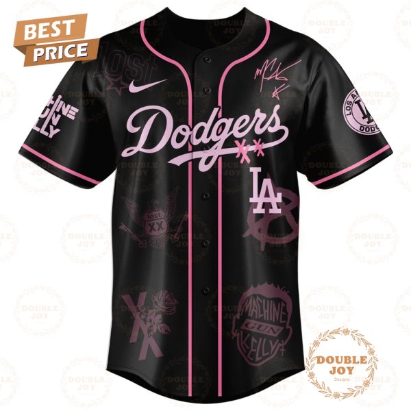 Los Angeles Dodgers x MGK Tour 2025 The Lost Americana Baseball Jersey