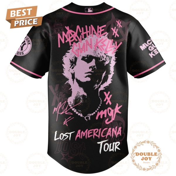 New York Yankees x MGK Tour 2025 The Lost Americana Baseball Jersey