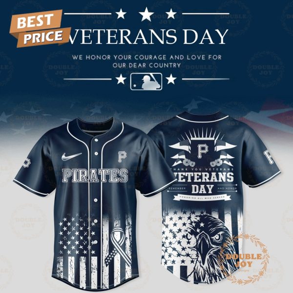 Pittsburgh Pirates x Veterans Day Navy Edition 2025 Baseball Jersey