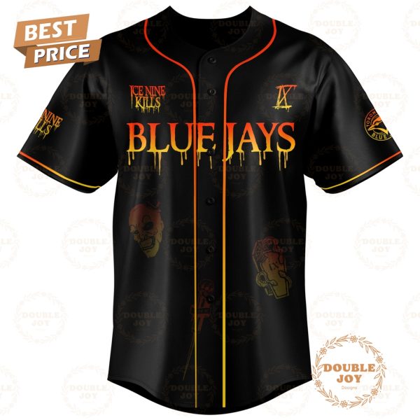 Toronto Blue Jays x Ice Nine Kills Tour 2025 Special Black Edition Baseball Jersey