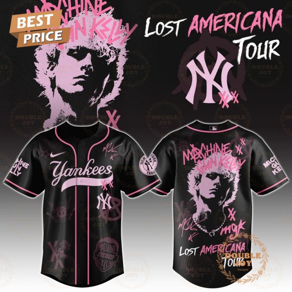 New York Yankees x MGK Tour 2025 The Lost Americana Baseball Jersey
