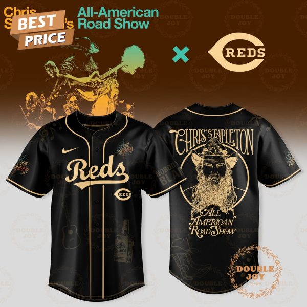 Cincinnati Reds x Chris Stapleton Show 2025 All American Road Baseball Jersey
